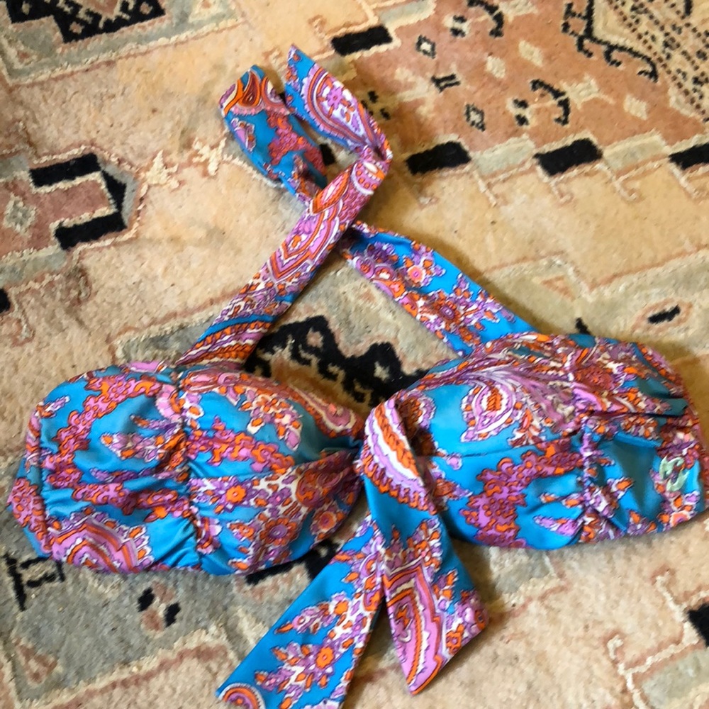 Billabong Paisley Boho Bikini Top Bandeau